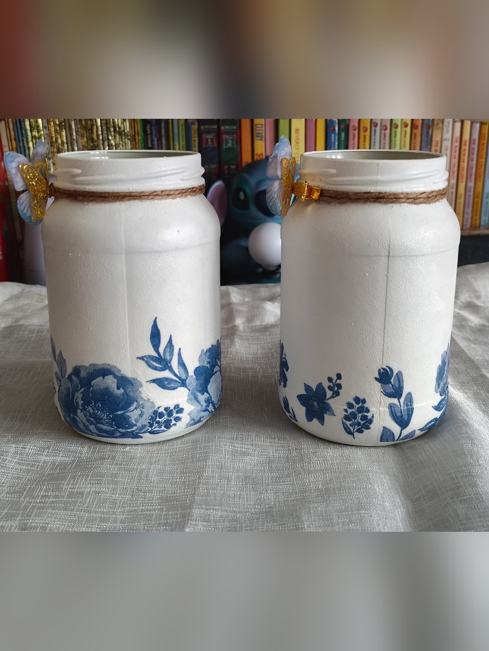 Hand-Painted Mason Jars - Picture 3 of 5